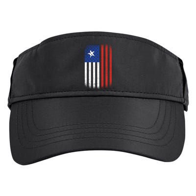 Vintage Flag Of Chile Adult Drive Performance Visor