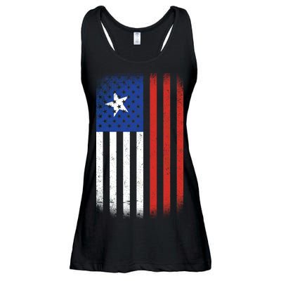 Vintage Flag Of Chile Ladies Essential Flowy Tank