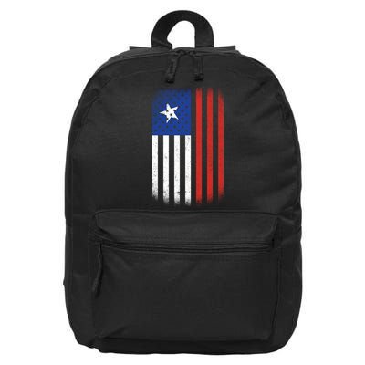 Vintage Flag Of Chile 16 in Basic Backpack