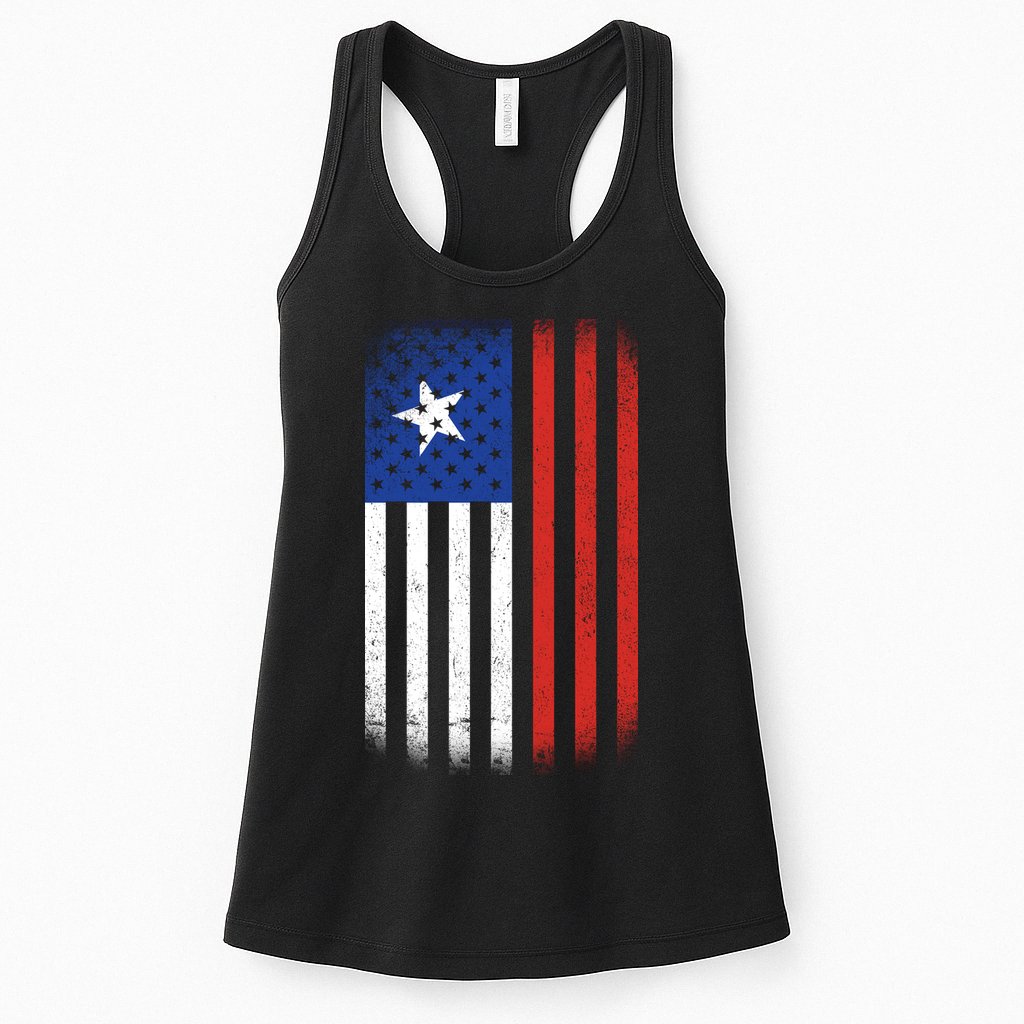 Vintage Flag Of Chile Womens Tank Top