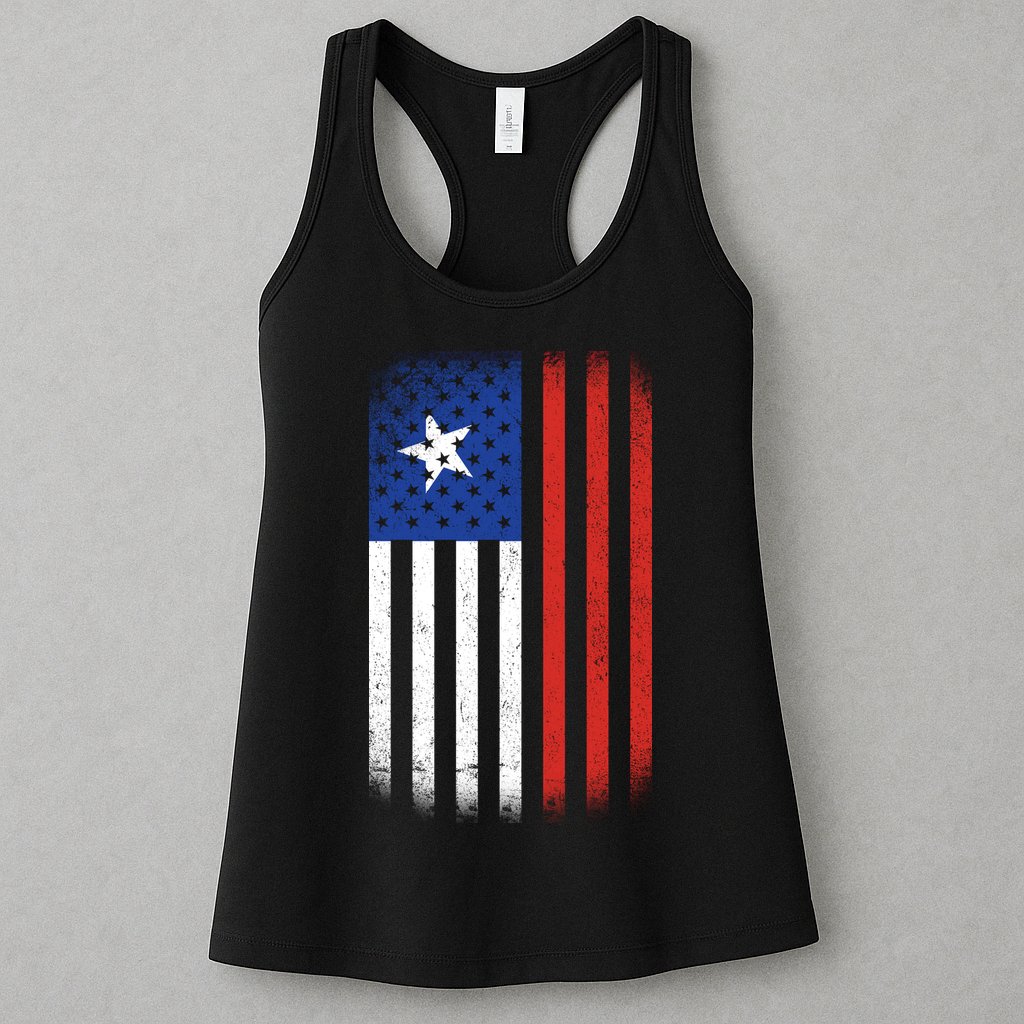 Vintage Flag Of Chile Womens Tank Top