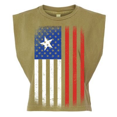 Vintage Flag Of Chile Garment-Dyed Women's Muscle Tee