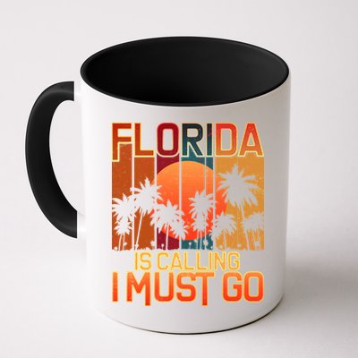 Vintage Florida Is Calling I Must Go Mug