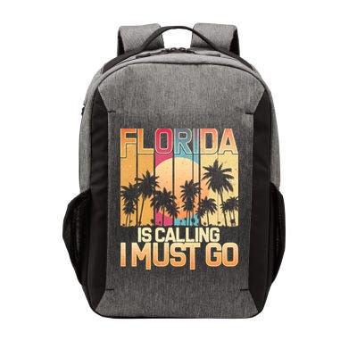 Vintage Florida Is Calling I Must Go Vector Backpack