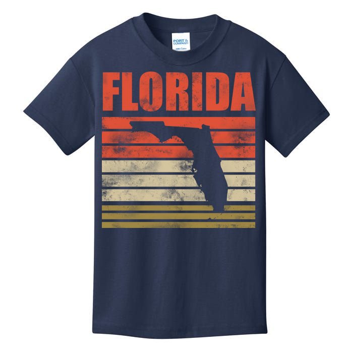 Vintage Florida State Map Kids T-Shirt