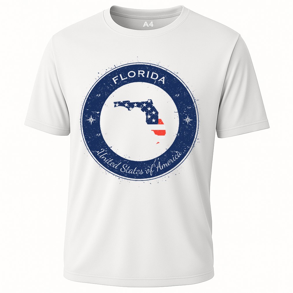 Vintage Florida USA Badge Performance Shirt