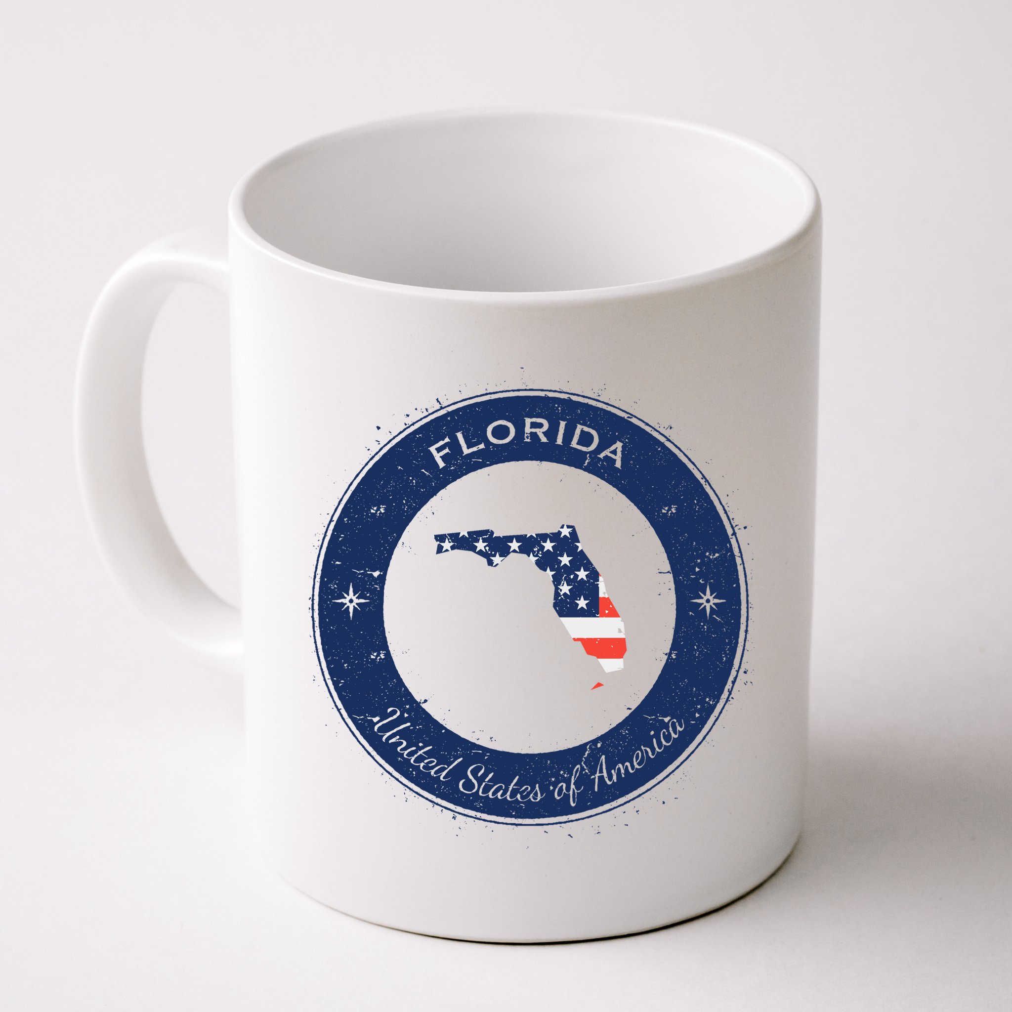 Vintage Florida USA Badge Mug