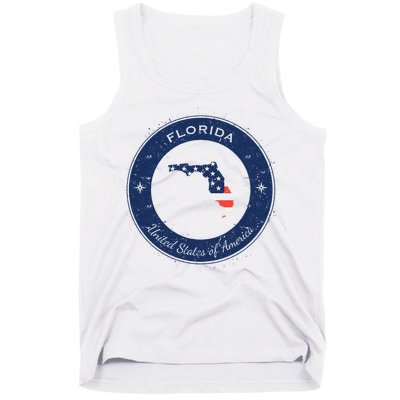 Vintage Florida USA Badge Tank Top