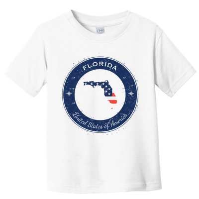 Vintage Florida USA Badge Toddler T-Shirt