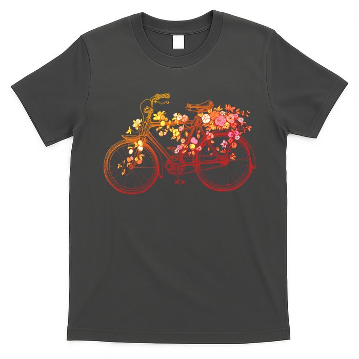 Vintage Flower Bicycle  T-Shirt
