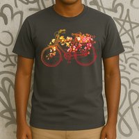 Vintage Flower Bicycle  T-Shirt