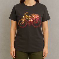 Vintage Flower Bicycle  T-Shirt