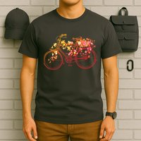 Vintage Flower Bicycle  T-Shirt