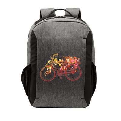 Vintage Flower Bicycle  Vector Backpack