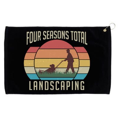 Vintage Four Seasons Total Landscaping Grommeted Golf Towel