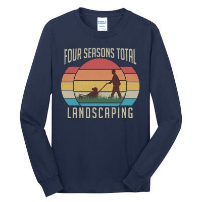 Vintage Four Seasons Total Landscaping Tall Long Sleeve T-Shirt