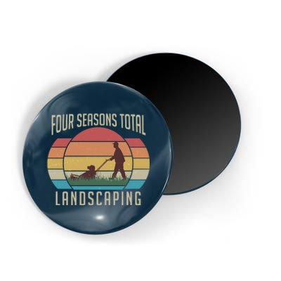 Vintage Four Seasons Total Landscaping Magnet