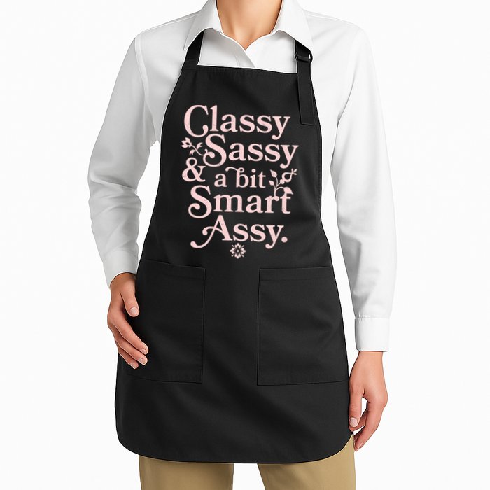 Vintage Funny Classy Sassy & A Bit Smart Assy Apron