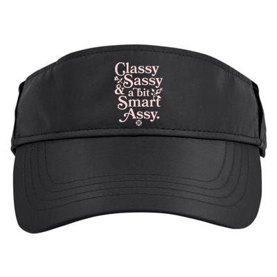 Vintage Funny Classy Sassy & A Bit Smart Assy Adult Drive Performance Visor
