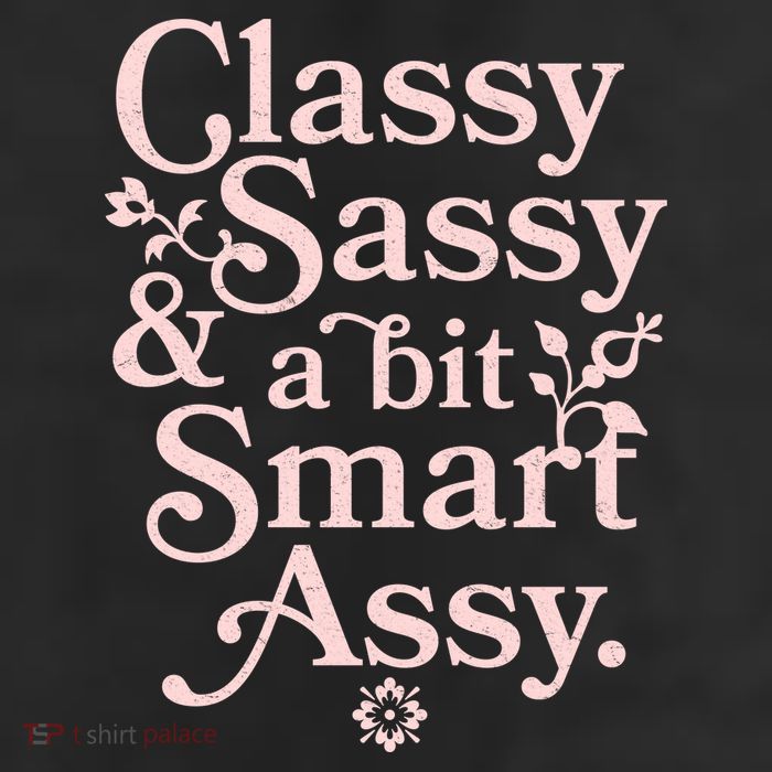 Vintage Funny Classy Sassy & A Bit Smart Assy Beanie
