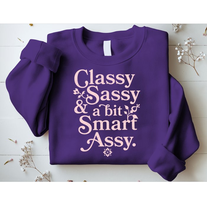 Vintage Funny Classy Sassy & A Bit Smart Assy Sweatshirt
