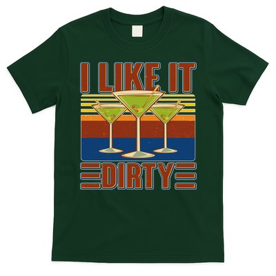Vintage Funny I Like It Dirty Martini Drinks T-Shirt