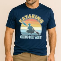 Vintage Funny Kayaking Get Me Wet Performance Shirt