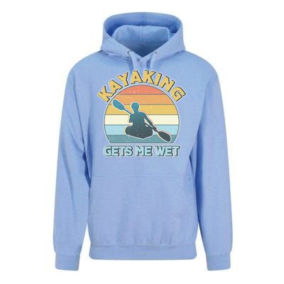 Vintage Funny Kayaking Get Me Wet Unisex Surf Hoodie