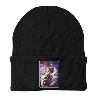 Vintage Galaxy Space Astronaut Cat Beanie
