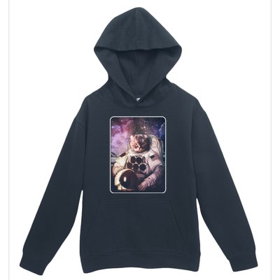 Vintage Galaxy Space Astronaut Cat Urban Pullover Hoodie