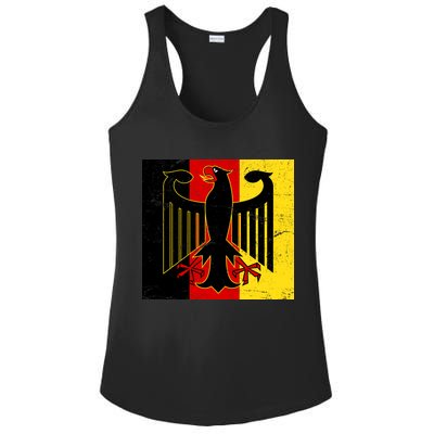 Vintage German Eagle Emblem Flag Ladies PosiCharge Competitor Racerback Tank
