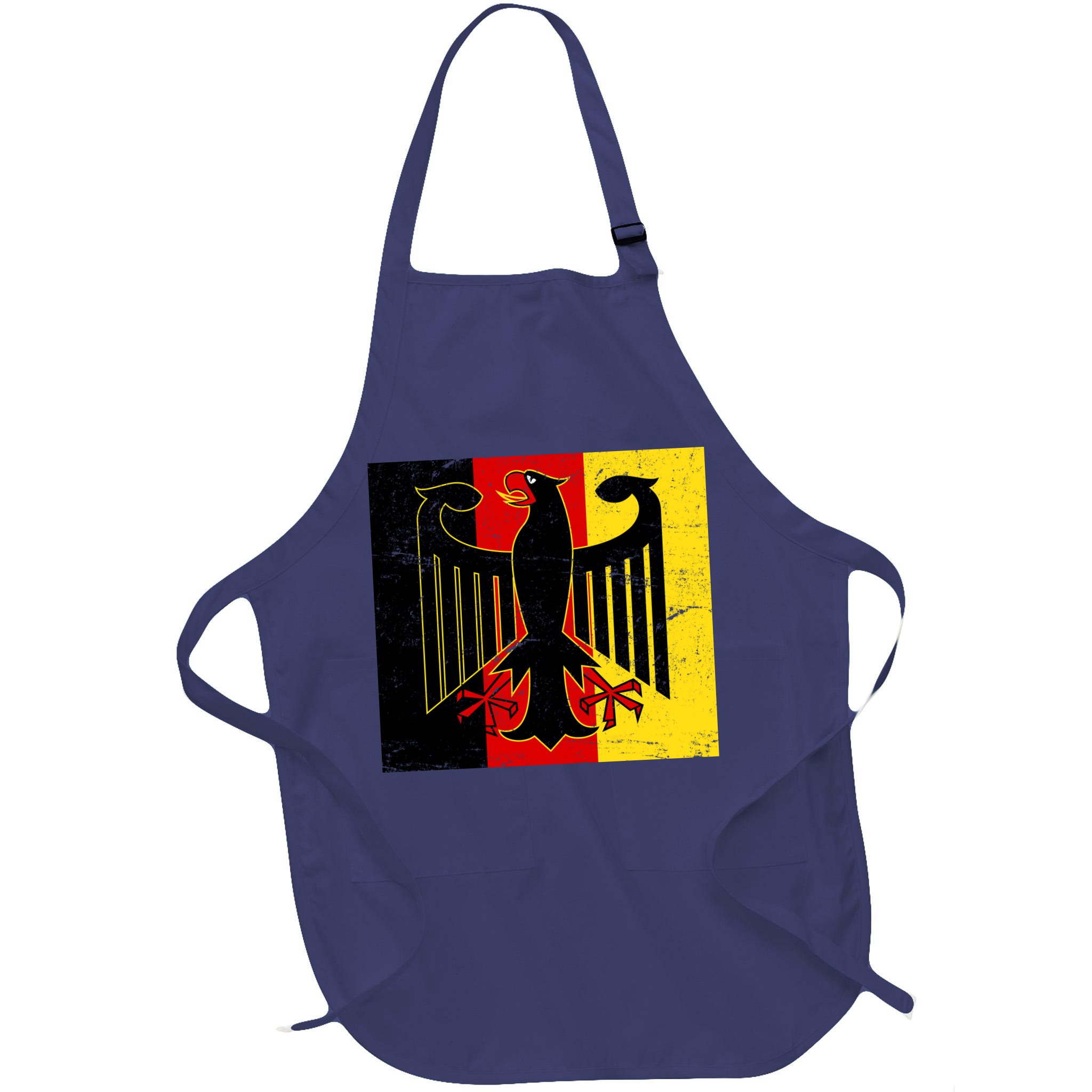 Vintage German Eagle Emblem Flag Apron