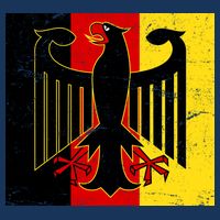 Vintage German Eagle Emblem Flag Toddler Hoodie