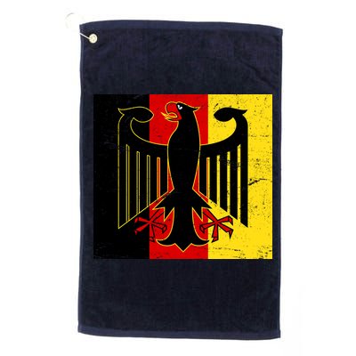 Vintage German Eagle Emblem Flag Golf Towel