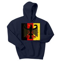 Vintage German Eagle Emblem Flag Kids Hoodie