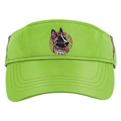 Vintage German Shepherd Adult Drive Performance Visor