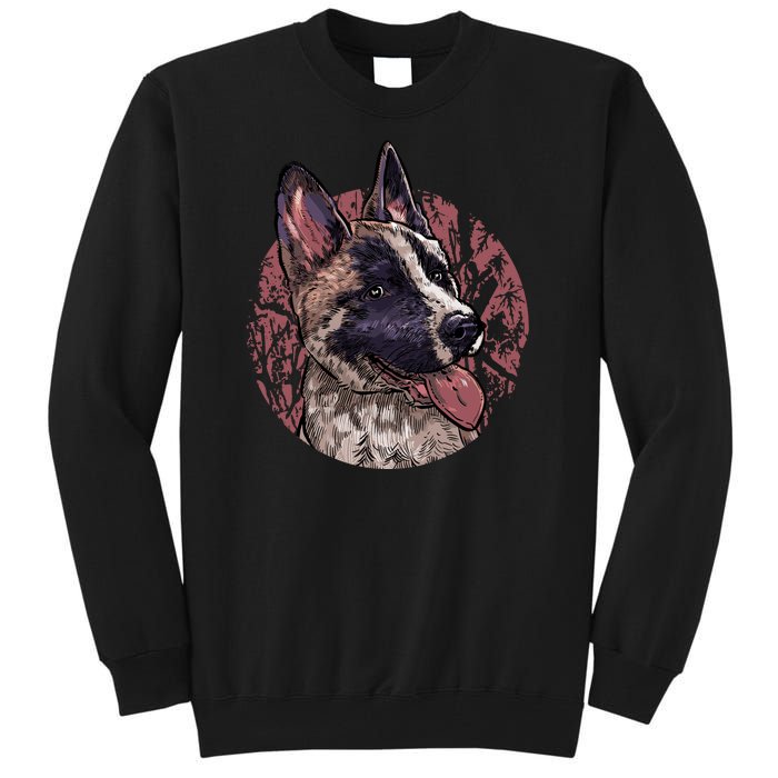 Vintage German Shepherd Tall Sweatshirt