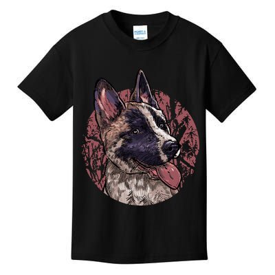 Vintage German Shepherd Kids T-Shirt
