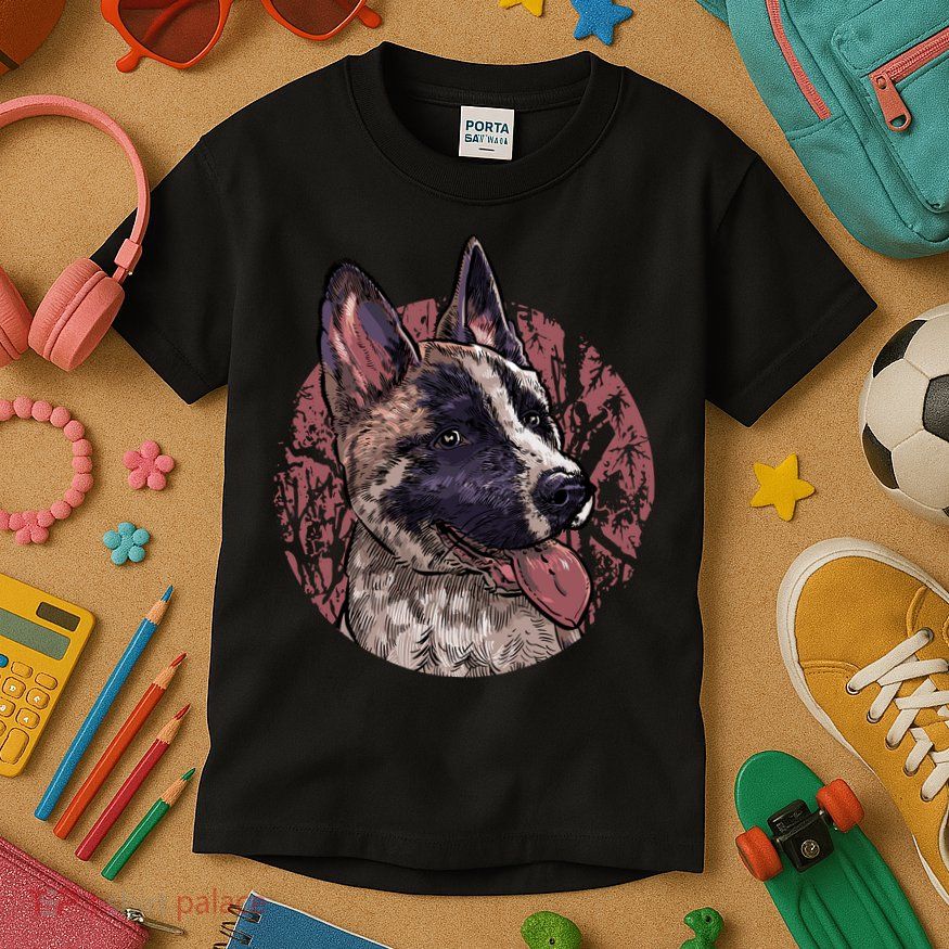 Vintage German Shepherd Kids T-Shirt
