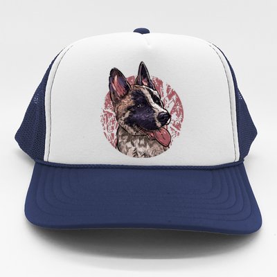 Vintage German Shepherd Trucker Hat