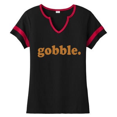 Vintage Gobble Logo Ladies Halftime Notch Neck Tee