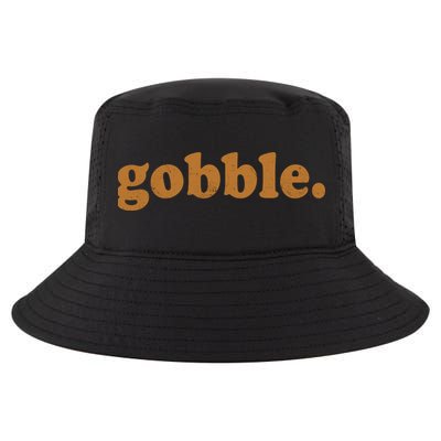 Vintage Gobble Logo Cool Comfort Performance Bucket Hat