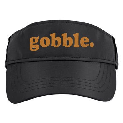 Vintage Gobble Logo Adult Drive Performance Visor