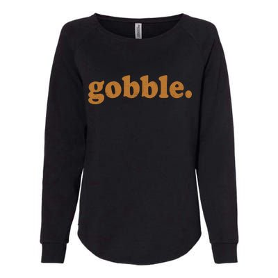 Vintage Gobble Logo Womens California Wash Sweatshirt