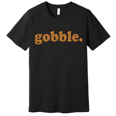 Vintage Gobble Logo Premium T-Shirt