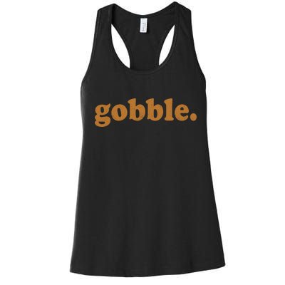 Vintage Gobble Logo Women's Racerback Tank