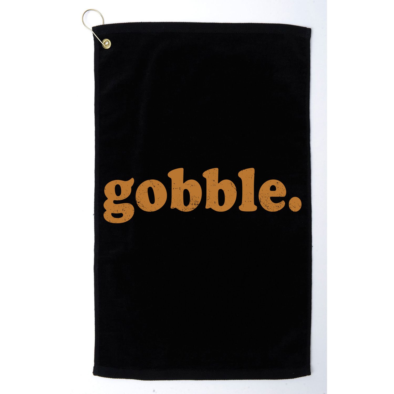 Vintage Gobble Logo Golf Towel