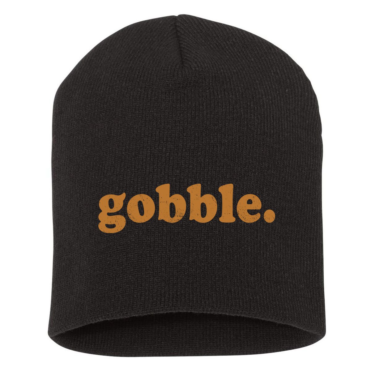 Vintage Gobble Logo Short Acrylic Beanie