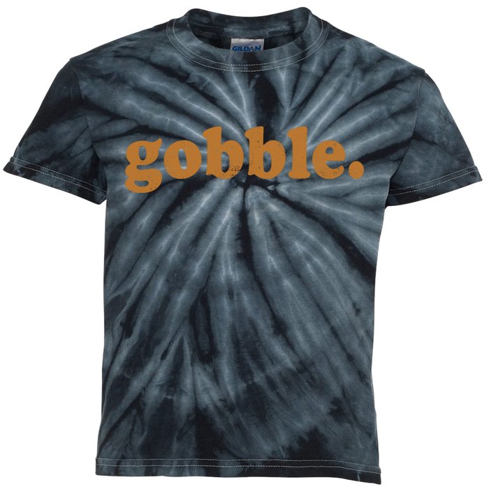 Vintage Gobble Logo Kids Tie-Dye T-Shirt