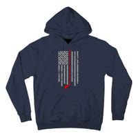 Vintage Golf American Flag USA Tall Hoodie